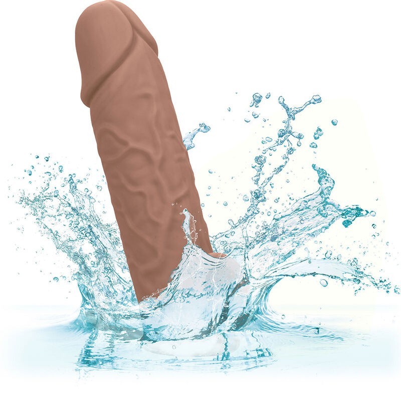 Calexotics - Performance Maxx Life-Like Extension 7 Pelle Marrone - CALEXOTICS - Guaine e Prolunghe | erosidea.com