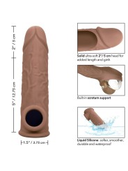 Calexotics - Performance Maxx Life-Like Extension 7 Pelle Marrone - CALEXOTICS - Guaine e Prolunghe | erosidea.com