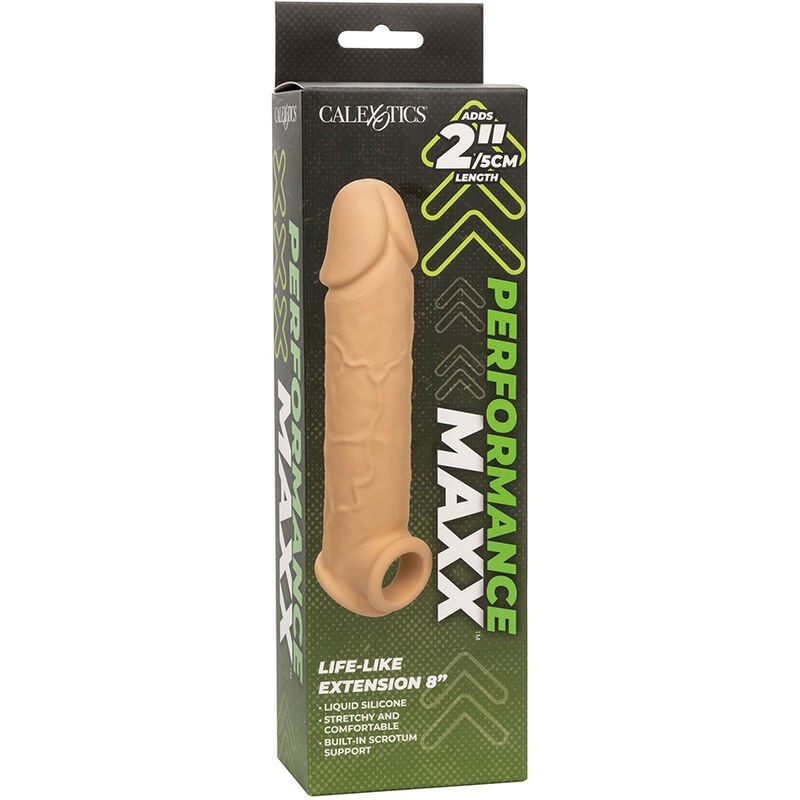Calexotics - Performance Maxx Life-Like Extension 8 Pelle Chiara - CALEXOTICS - Guaine e Prolunghe | erosidea.com