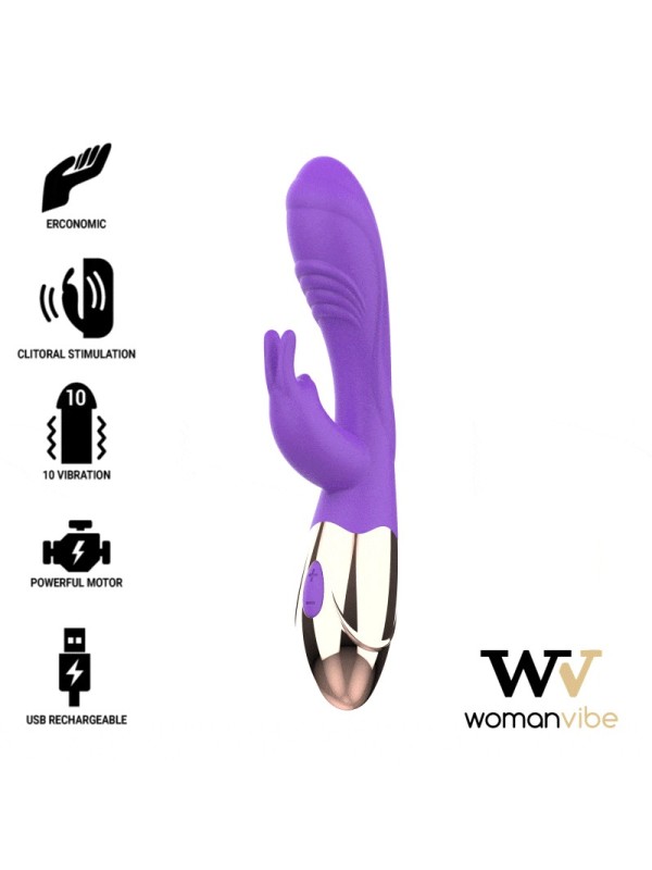 Vibratore Womanvibe Viora Ricaricabile In Silicone - WOMANVIBE - Vibratori | erosidea.com
