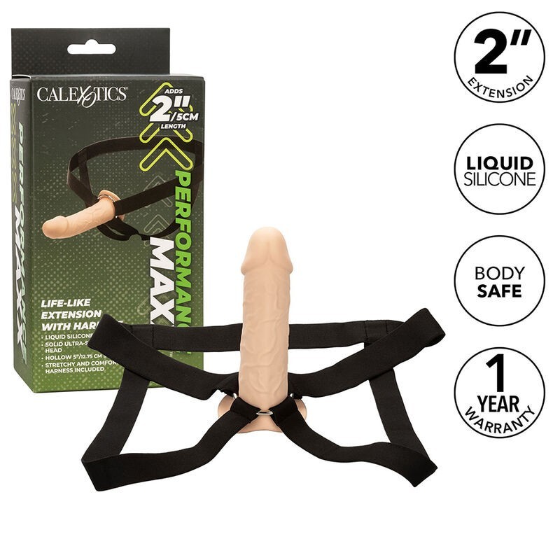 Calexotics - Performance Maxx Estensione Reale Con Pelle Leggera - CALEXOTICS - Strap-on e Imbracature | erosidea.com