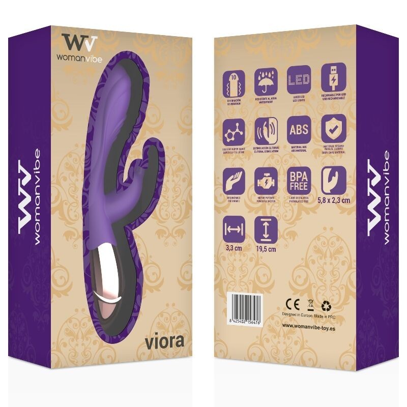 Vibratore Womanvibe Viora Ricaricabile In Silicone - WOMANVIBE - Vibratori | erosidea.com