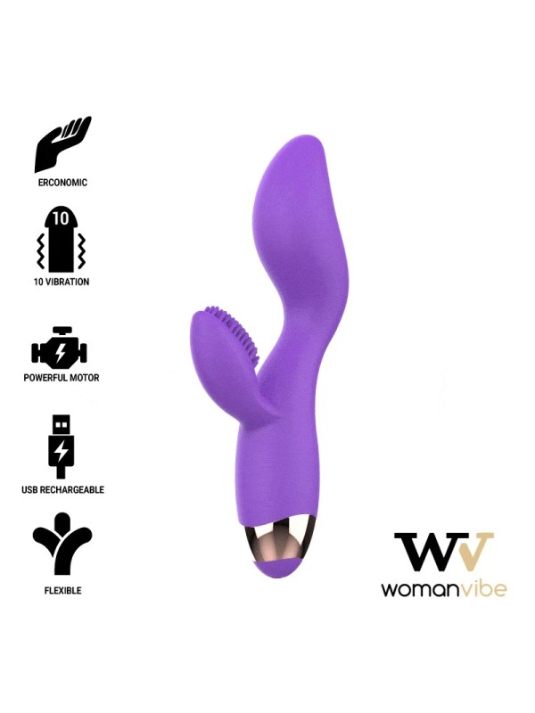 Vibratore Womanvibe In Silicone Ricaricabile Donna - WOMANVIBE - Vibratori | erosidea.com