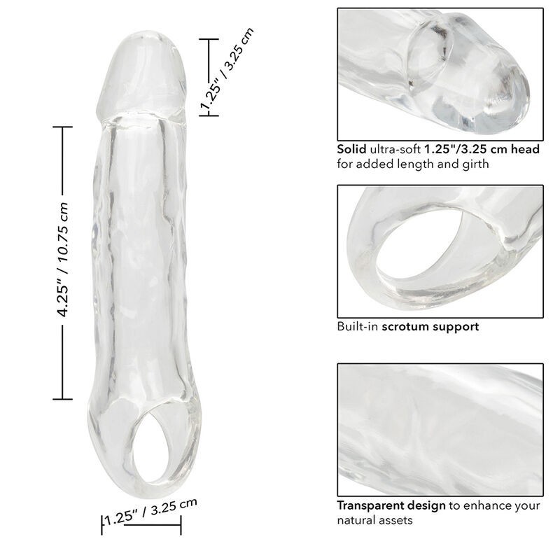 Calexotics - Performance Maxx Clear Extension 55 Trasparente - CALEXOTICS - Guaine e Prolunghe | erosidea.com