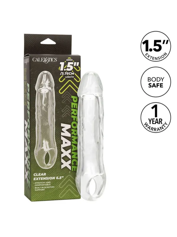 Calexotics - Performance Maxx Clear Extension 65 Trasparente - CALEXOTICS - Guaine e Prolunghe | erosidea.com