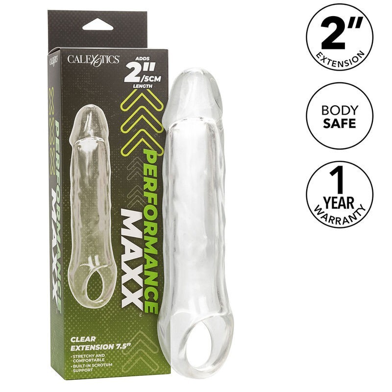 Calexotics - Performance Maxx Clear Extension 75 Trasparente - CALEXOTICS - Guaine e Prolunghe | erosidea.com
