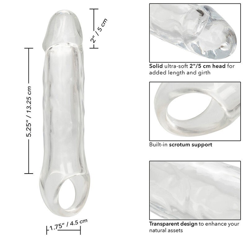 Calexotics - Performance Maxx Clear Extension 75 Trasparente - CALEXOTICS - Guaine e Prolunghe | erosidea.com