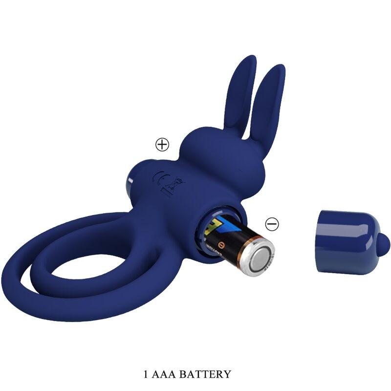 Anello Vibrante Doppio Pretty Love Darey Rabbit - PRETTY LOVE MALE - Anelli Fallici | erosidea.com