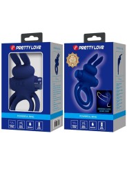 Anello Vibrante Doppio Pretty Love Darey Rabbit - PRETTY LOVE MALE - Anelli Fallici | erosidea.com