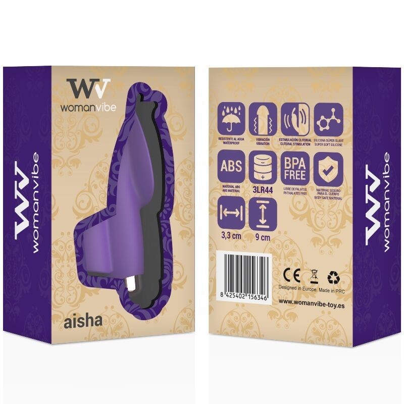 Womanvibe - Dito Stimolatore Aisha In Silicone - WOMANVIBE - Succhia Clitoride | erosidea.com