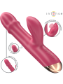 Vibratore Intense Chloe Multifunzione 3 In 1 Rosso - INTENSE FUN - Vibratori Rabbit | erosidea.com