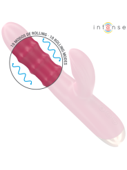 Vibratore Intense Chloe Multifunzione 3 In 1 Rosso - INTENSE FUN - Vibratori Rabbit | erosidea.com