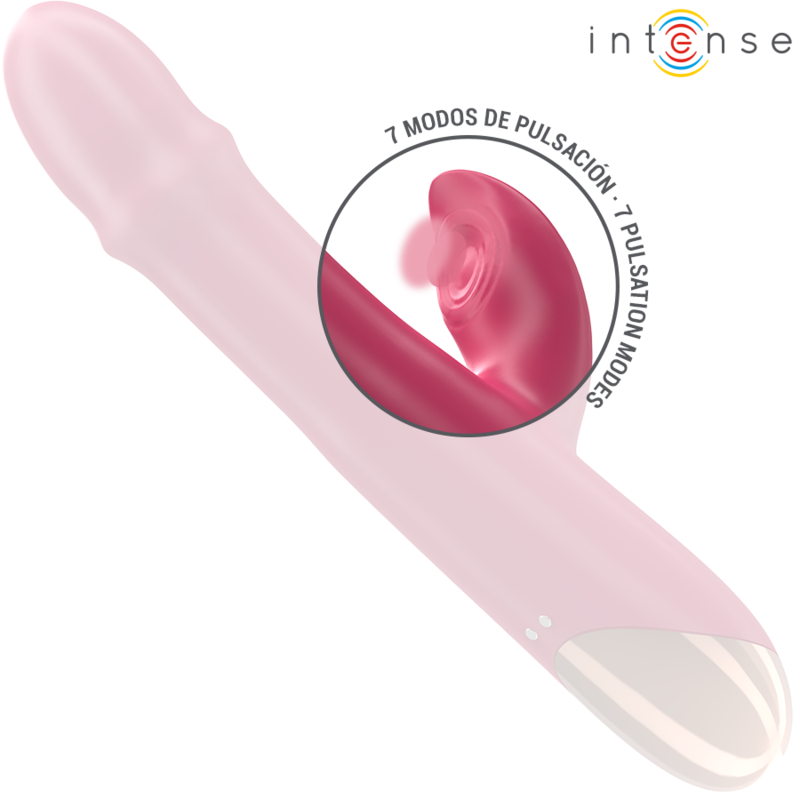Vibratore Intense Chloe Multifunzione 3 In 1 Rosso - INTENSE FUN - Vibratori Rabbit | erosidea.com