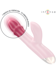 Vibratore Intense Chloe Multifunzione 3 In 1 Rosso - INTENSE FUN - Vibratori Rabbit | erosidea.com