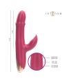 Vibratore Intense Chloe Multifunzione 3 In 1 Rosso - INTENSE FUN - Vibratori Rabbit | erosidea.com