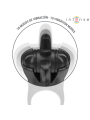Intense - Mabel Anello Vibrante 10 Vibrazioni Con Stimolatore Clitoride Nero - INTENSE COUPLES TOYS - Vibratori Clitoride | erosidea.com
