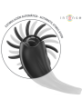 Intense - Mabel Anello Vibrante 10 Vibrazioni Con Stimolatore Clitoride Nero - INTENSE COUPLES TOYS - Vibratori Clitoride | erosidea.com