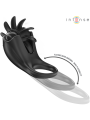 Intense - Mabel Anello Vibrante 10 Vibrazioni Con Stimolatore Clitoride Nero - INTENSE COUPLES TOYS - Vibratori Clitoride | erosidea.com
