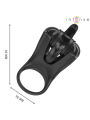 Intense - Mabel Anello Vibrante 10 Vibrazioni Con Stimolatore Clitoride Nero - INTENSE COUPLES TOYS - Vibratori Clitoride | erosidea.com