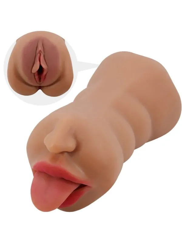 Crazy Bull - Sarah Doppio Masturbatore Bocca E Vagina Carne - CRAZY BULL - Masturbatori Vagina | erosidea.com
