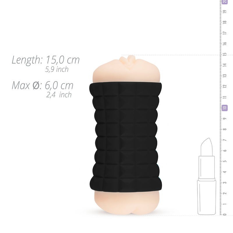 Masturbatore Womanvibe Womanvibe Doppio Gommoso - WOMANVIBE - Masturbatori | erosidea.com