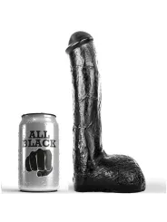 Fallo Realistico All Black 23 Cm Ipoallergenico - ALL BLACK - Dildo Realistici | erosidea.com