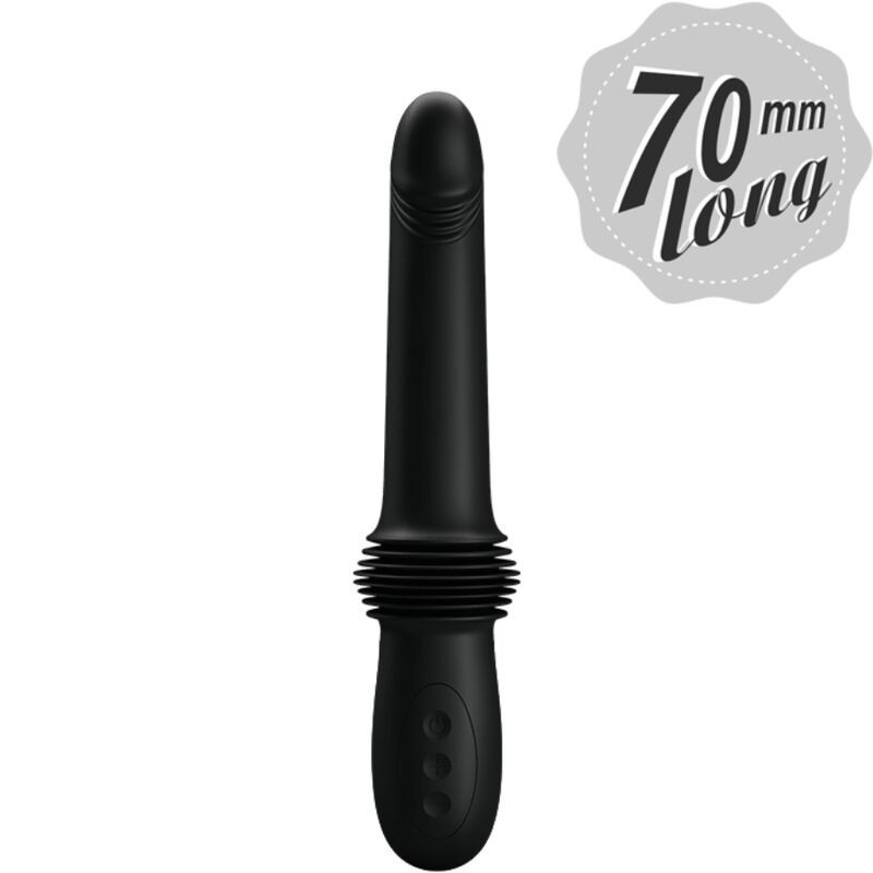 Pretty Love - Vibratore Pazuzu 3 Modalit€ Di Spinta Nero - PRETTY LOVE - Vibratori | erosidea.com