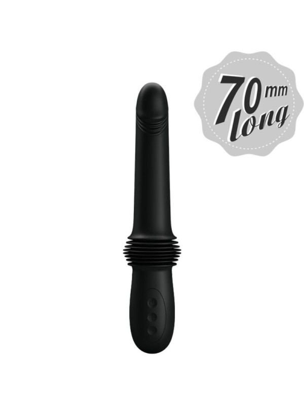 Pretty Love - Vibratore Pazuzu 3 Modalit€ Di Spinta Nero - PRETTY LOVE - Vibratori | erosidea.com