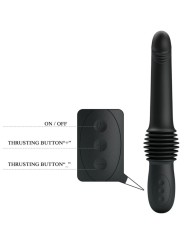 Pretty Love - Vibratore Pazuzu 3 Modalit€ Di Spinta Nero - PRETTY LOVE - Vibratori | erosidea.com