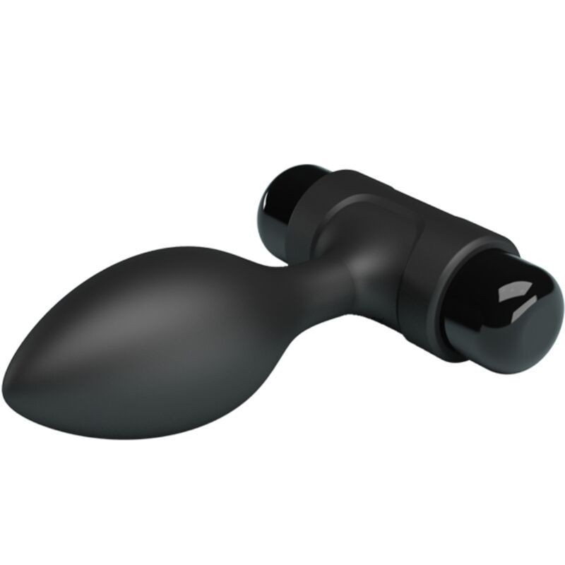 Pretty Love - Vibra Butt 10 Vibrazioni Plug Anale Nero - PRETTY LOVE - Plug e Catene Anali | erosidea.com