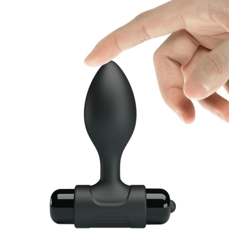 Pretty Love - Vibra Butt 10 Vibrazioni Plug Anale Nero - PRETTY LOVE - Plug e Catene Anali | erosidea.com