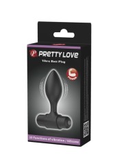 Pretty Love - Vibra Butt 10 Vibrazioni Plug Anale Nero - PRETTY LOVE - Plug e Catene Anali | erosidea.com