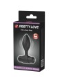 Pretty Love - Vibra Butt 10 Vibrazioni Plug Anale Nero - PRETTY LOVE - Plug e Catene Anali | erosidea.com
