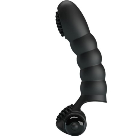 Pretty Love - Vibratore Da Dita Alexander 10 Vibrazioni Nero - PRETTY LOVE - Vibratori | erosidea.com