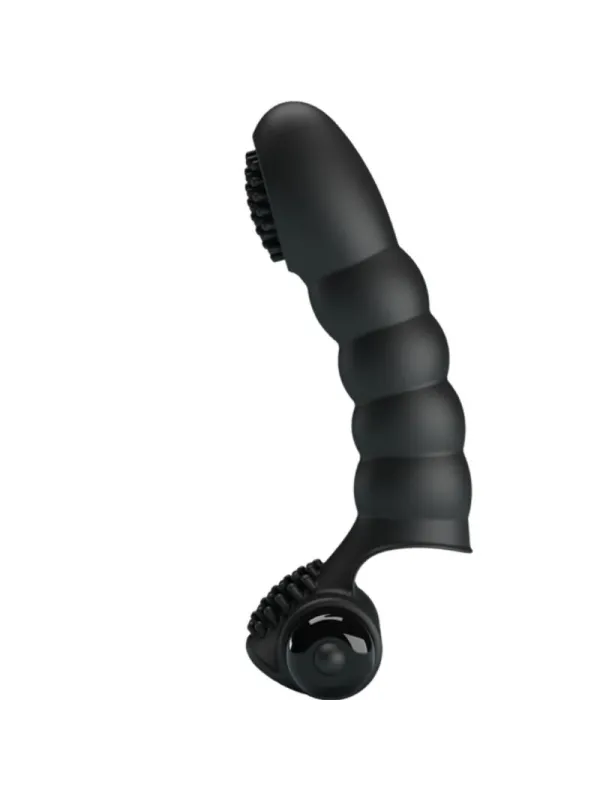 Pretty Love - Vibratore Da Dita Alexander 10 Vibrazioni Nero - PRETTY LOVE - Vibratori | erosidea.com