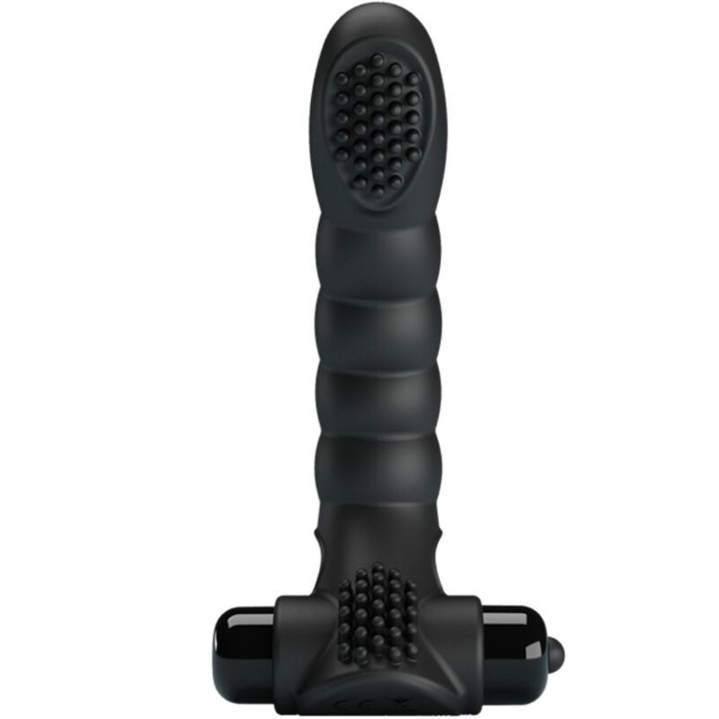 Pretty Love - Vibratore Da Dita Alexander 10 Vibrazioni Nero - PRETTY LOVE - Vibratori | erosidea.com