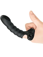 Pretty Love - Vibratore Da Dita Alexander 10 Vibrazioni Nero - PRETTY LOVE - Vibratori | erosidea.com