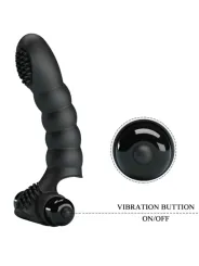Pretty Love - Vibratore Da Dita Alexander 10 Vibrazioni Nero - PRETTY LOVE - Vibratori | erosidea.com