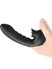 Pretty Love - Hobgoblin Custodia Per Dita Vibrante 12 Vibrazioni + Stimolatore Clitoride Nero - PRETTY LOVE - Vibratori Clitoride | erosidea.com