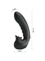 Pretty Love - Hobgoblin Custodia Per Dita Vibrante 12 Vibrazioni + Stimolatore Clitoride Nero - PRETTY LOVE - Vibratori Clitoride | erosidea.com