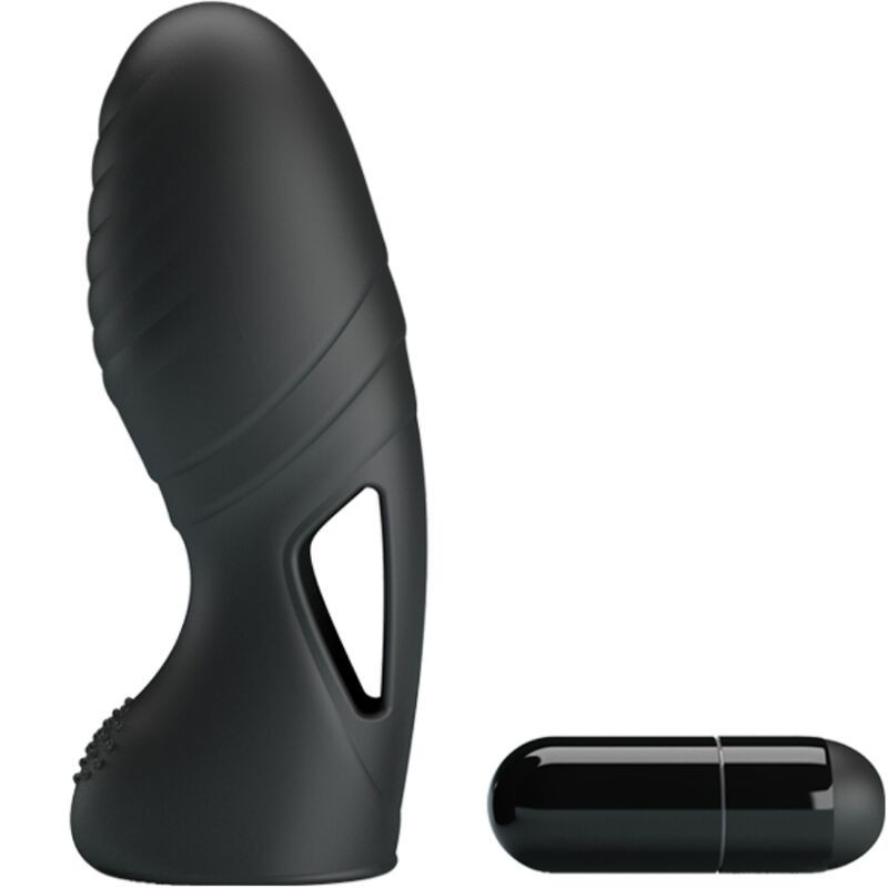 Pretty Love - Vibratore Da Dito In Silicone Alan Nero - PRETTY LOVE - Vibratori | erosidea.com