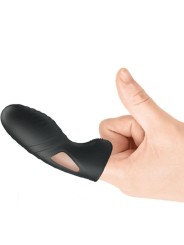 Pretty Love - Vibratore Da Dito In Silicone Alan Nero - PRETTY LOVE - Vibratori | erosidea.com