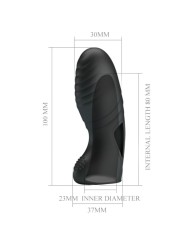 Pretty Love - Vibratore Da Dito In Silicone Alan Nero - PRETTY LOVE - Vibratori | erosidea.com