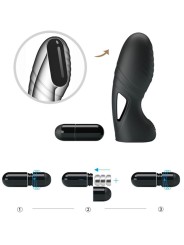 Pretty Love - Vibratore Da Dito In Silicone Alan Nero - PRETTY LOVE - Vibratori | erosidea.com