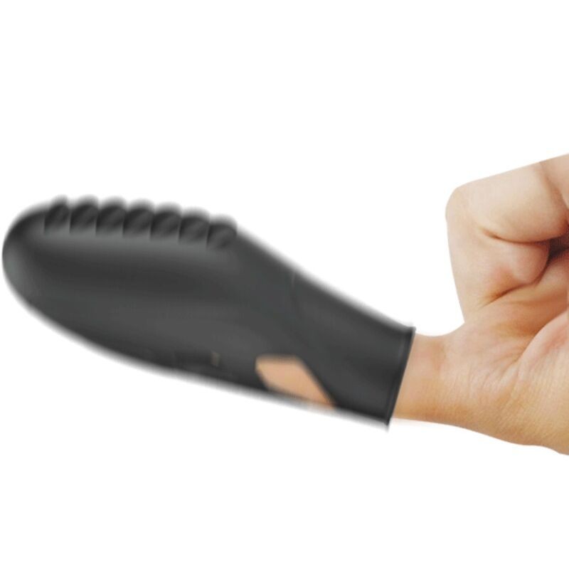 Pretty Love - Vibratore Da Dito In Silicone Gilo Nero - PRETTY LOVE - Vibratori | erosidea.com