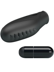 Pretty Love - Vibratore Da Dito In Silicone Gilo Nero - PRETTY LOVE - Vibratori | erosidea.com