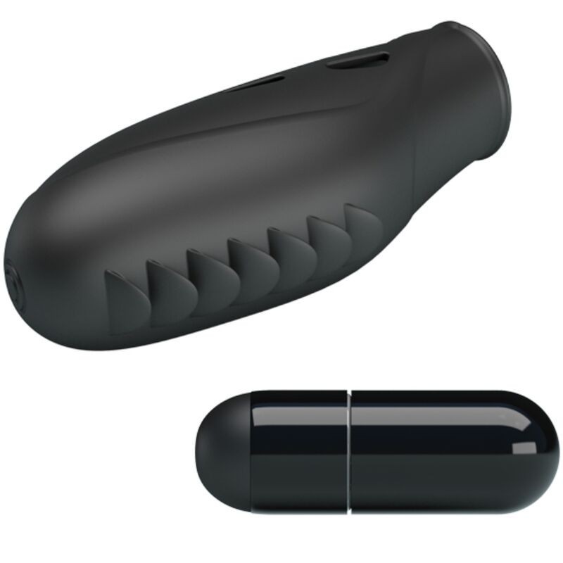 Pretty Love - Vibratore Da Dito In Silicone Gilo Nero - PRETTY LOVE - Vibratori | erosidea.com