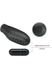 Pretty Love - Vibratore Da Dito In Silicone Gilo Nero - PRETTY LOVE - Vibratori | erosidea.com