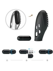 Pretty Love - Vibratore Da Dito In Silicone Gilo Nero - PRETTY LOVE - Vibratori | erosidea.com