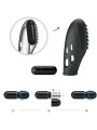 Pretty Love - Vibratore Da Dito In Silicone Gilo Nero - PRETTY LOVE - Vibratori | erosidea.com